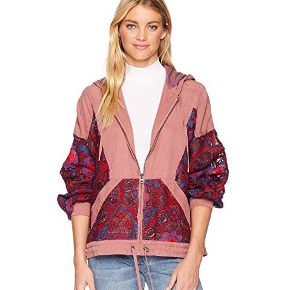 Free People Magpie Oversize Lacey Jacket - Picture 4 of 8